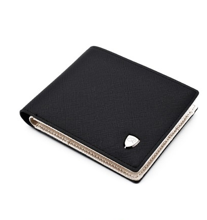 2021 student youth short cross pattern Korean fashion multi-card position wallet new men's wallet purse - KKscollecation