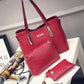 Lady bag spring 2021 European female bag leather braided composite bag three piece shoulder diagonal handbag