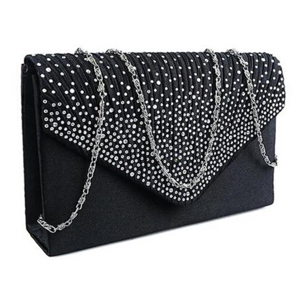 Simple & Elegant Evening Bag - Black Family - KKscollecation