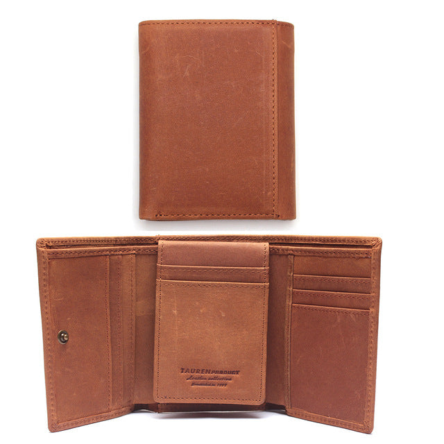 Men's ultra-thin leather wallet - KKscollecation