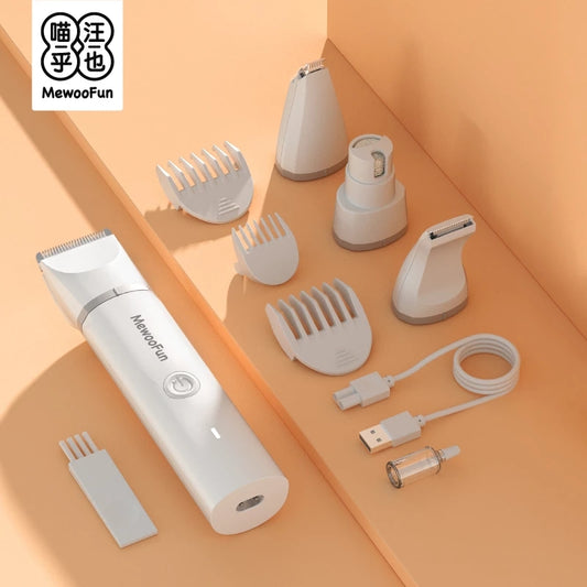 4 in 1 Pet Hair Clipper with 4 Blades Grooming Machine Trimmer & Nail Grinder Prefessional Haircut For Dogs Cats Drop Shipping - KKscollecation