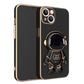 3D Astronaut Phone Case Anti - Drop Electroplating Bracket - Krosscanada