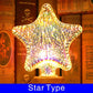 3D Fireworks Decorative Light Bulb Christmas Lights Christmas Home Decorations - Krosscanada