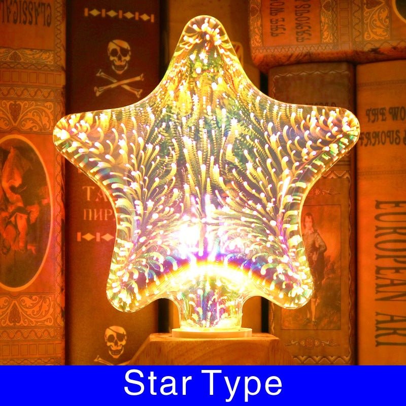 3D Fireworks Decorative Light Bulb Christmas Lights Christmas Home Decorations - Krosscanada