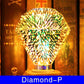 3D Fireworks Decorative Light Bulb Christmas Lights Christmas Home Decorations - Krosscanada