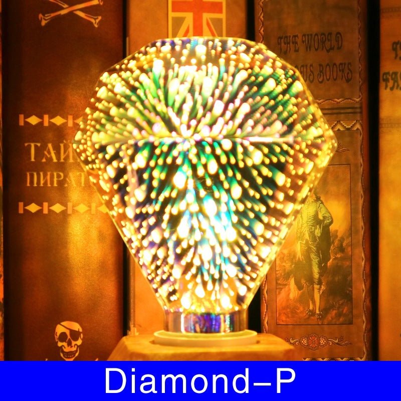3D Fireworks Decorative Light Bulb Christmas Lights Christmas Home Decorations - Krosscanada
