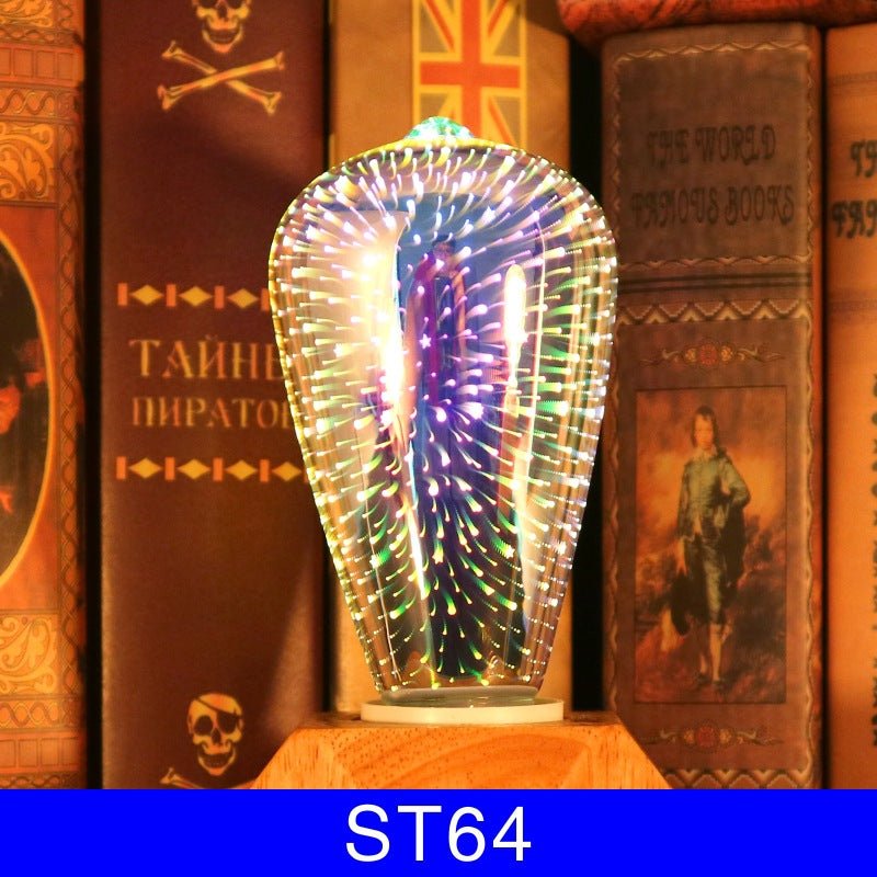 3D Fireworks Decorative Light Bulb Christmas Lights Christmas Home Decorations - Krosscanada