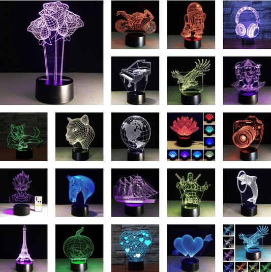 3D LED Illusion Lamp - Krosscanada