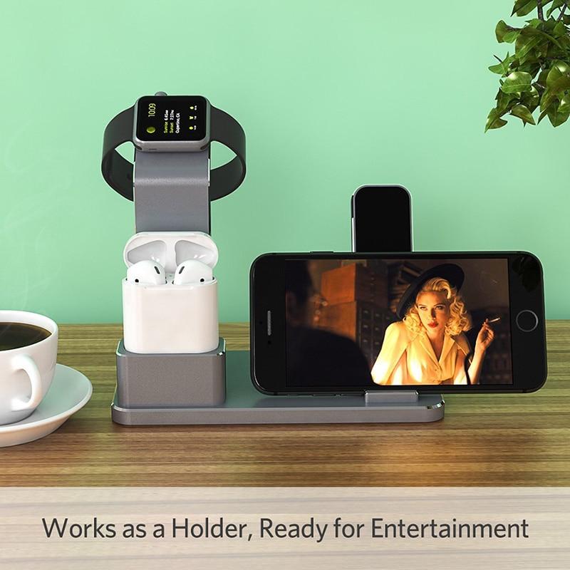4 IN 1 AIRPODS CHARGING DOCK HOLDER - Krosscanada