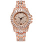 Ladies Hip Hop Chain Full Diamond Watch - KKscollecation