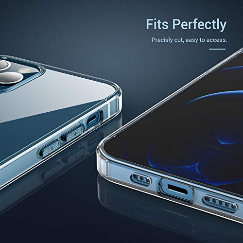 Crystal clear iPhone 12/12 Pro Shockproof Protective Phone Case Slim Thin - KKscollecation