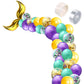 Mermaid tail shaped latex balloon - KKscollecation