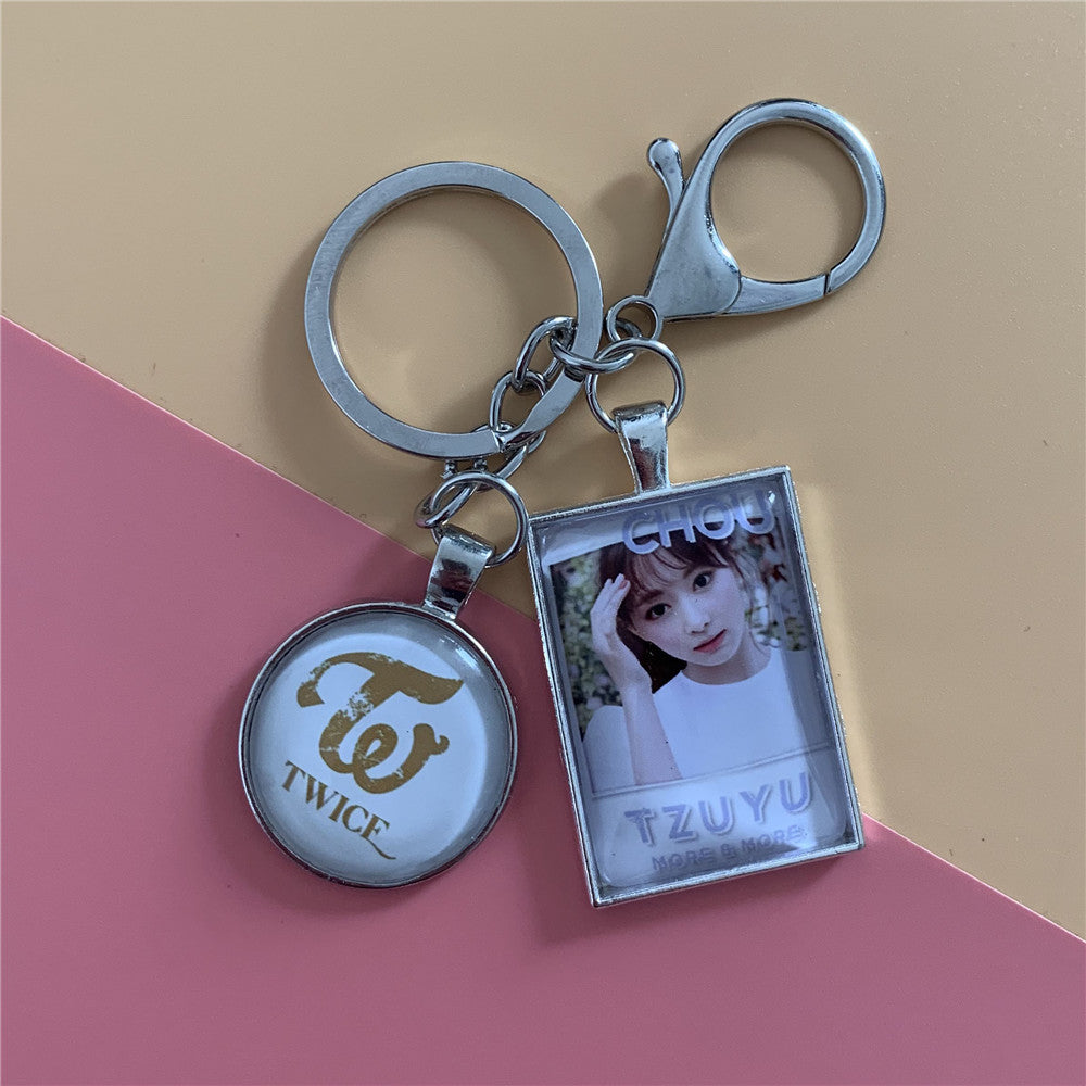 TWICE Same Metal Keychain Key Chain Pendant - KKscollecation