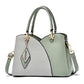 Check Color Block Shoulder Messenger Bag - KKscollecation