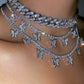 Butterfly Layered Necklace Hip Hop Pendant Necklace - KKscollecation