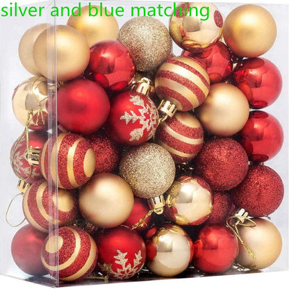 4CM50 Hand Painted Christmas Hanging Balls - Krosscanada