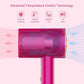 Water Ionic Hair Dryer, 1800W Blow Dryer With Magnetic Nozzle 2 Speed And 3 Heat Settings Powerful Low Noise Fast Drying Travel Hair Dryer For Home Travel - KKscollecation