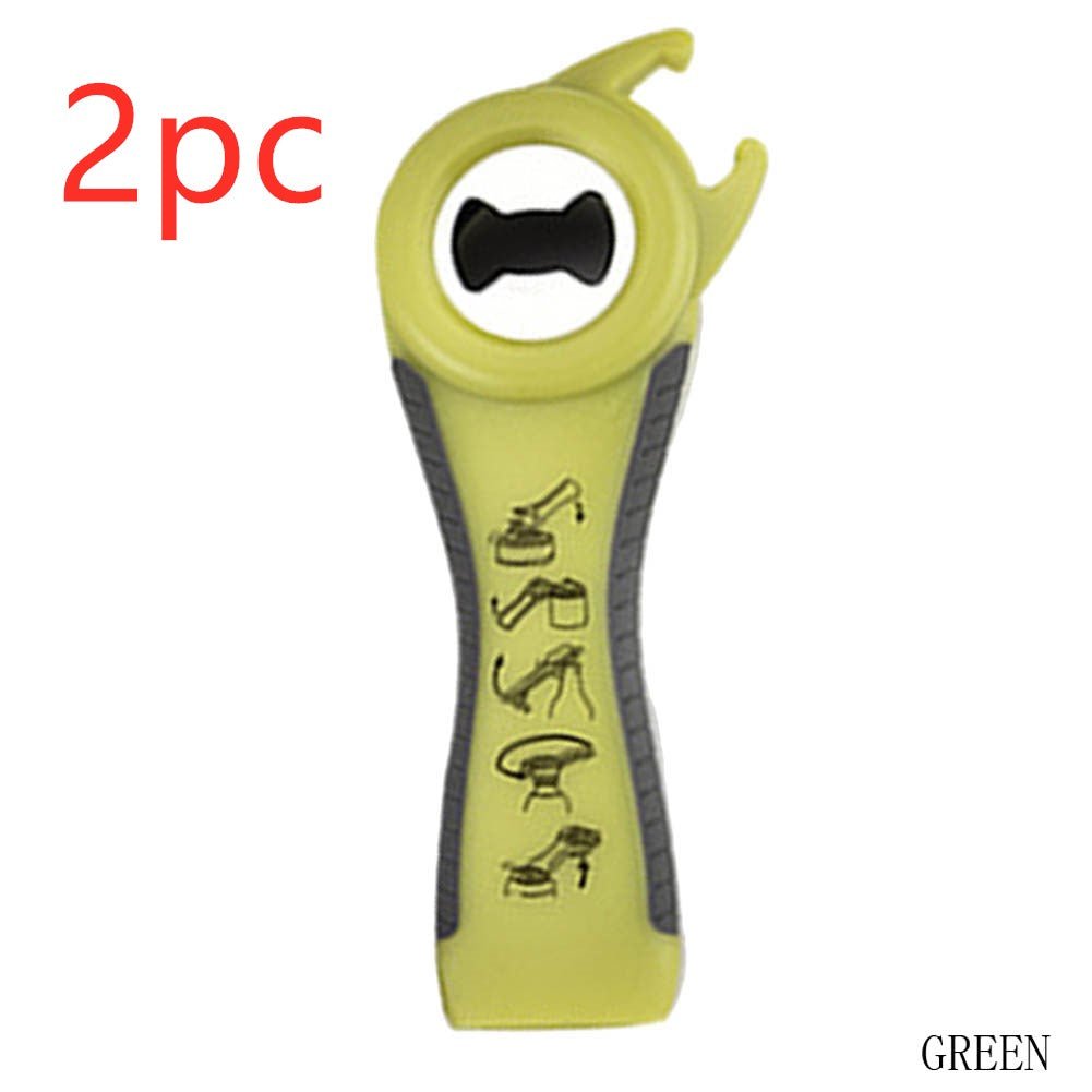 5 in 1 Creative Multifunction Stainless Steel Can Opener Beer Bottle Opener - Krosscanada