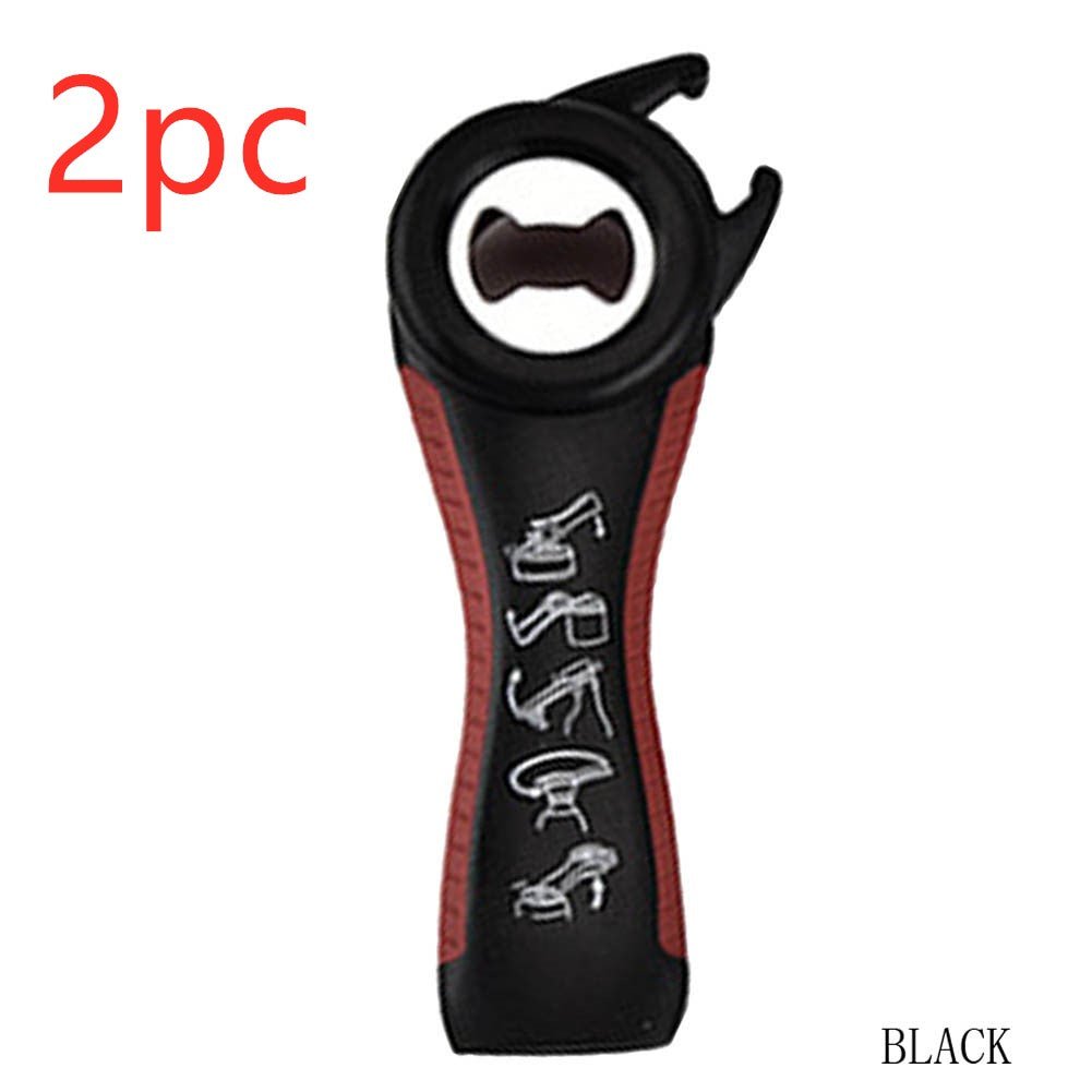5 in 1 Creative Multifunction Stainless Steel Can Opener Beer Bottle Opener - Krosscanada