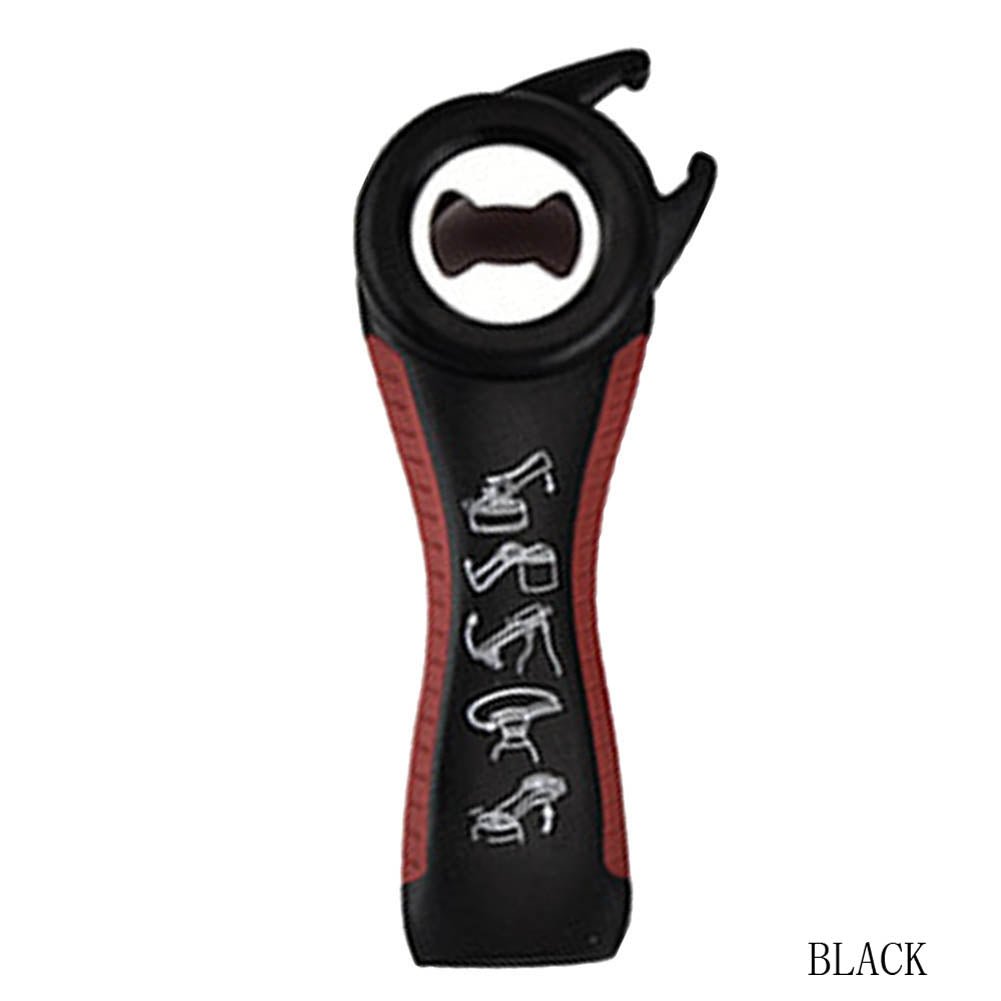 5 in 1 Creative Multifunction Stainless Steel Can Opener Beer Bottle Opener - Krosscanada