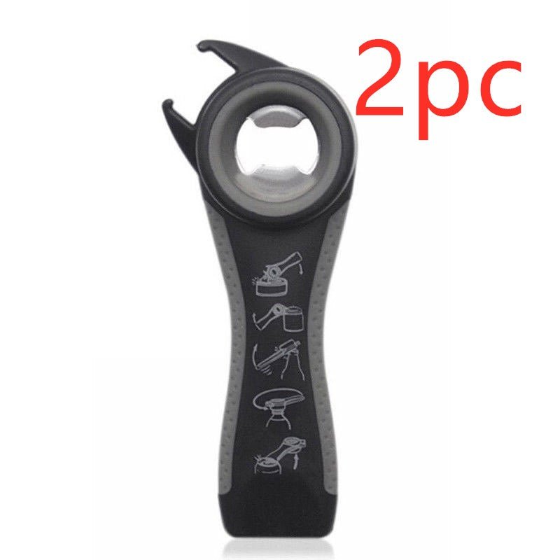5 in 1 Creative Multifunction Stainless Steel Can Opener Beer Bottle Opener - Krosscanada