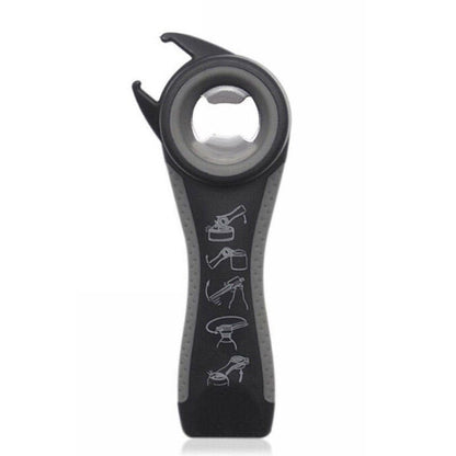 5 in 1 Creative Multifunction Stainless Steel Can Opener Beer Bottle Opener - Krosscanada
