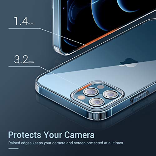 Crystal clear iPhone 12/12 Pro Shockproof Protective Phone Case Slim Thin - KKscollecation