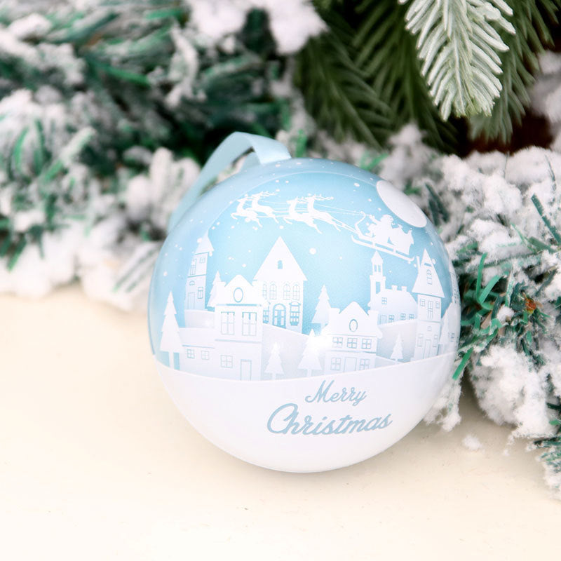 Christmas ball candy jar - KKscollecation