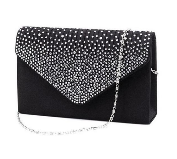 Simple & Elegant Evening Bag - Black Family - KKscollecation