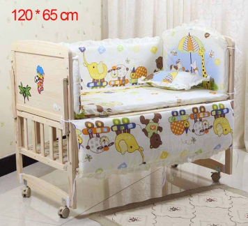 Five-piece cotton baby bed set - KKscollecation