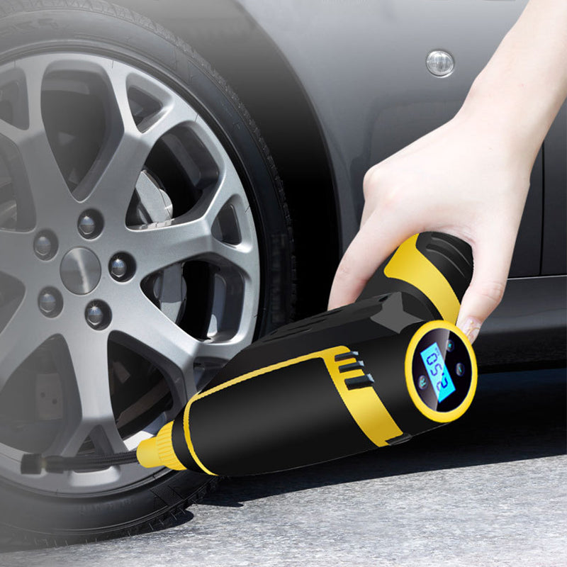 Automatic Portable Handheld Digital LED Smart Car Air Compressor Pump - KKscollecation