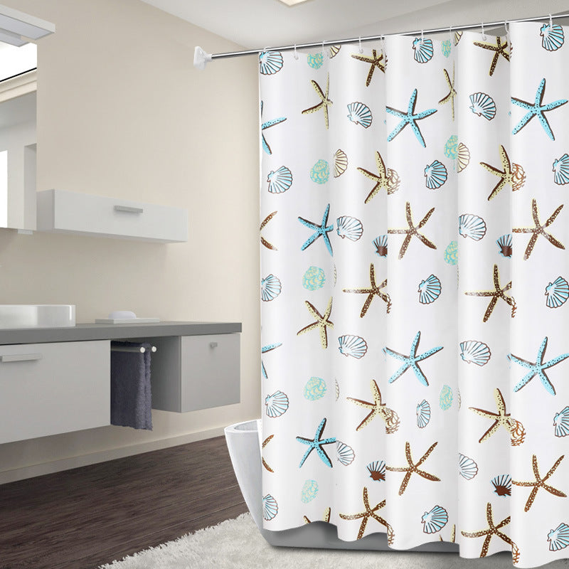 Shower Curtain Partition Curtain Door Curtain Square Shower Curtain - KKscollecation