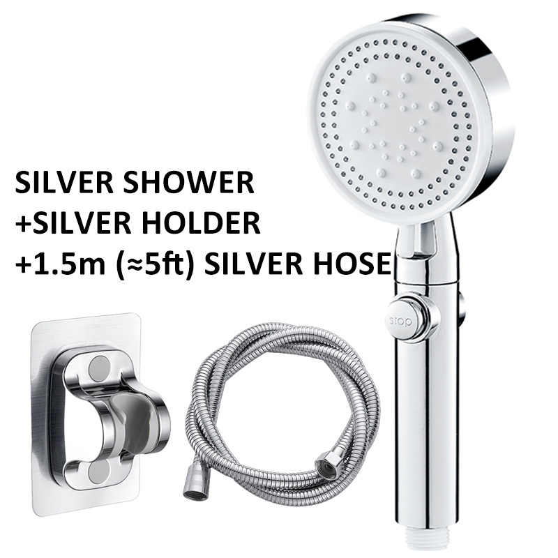 Shower Bath Shower Head Pressurized Large Water Output - KKscollecation