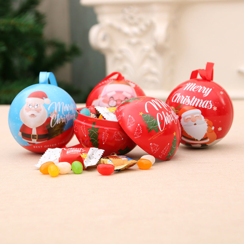 Christmas ball candy jar - KKscollecation