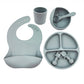 Baby Cutlery Set Silicone Bib Silicone Cup Spoon - KKscollecation