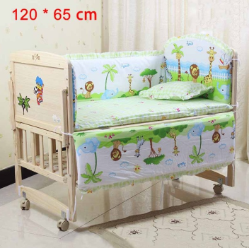 Five-piece cotton baby bed set - KKscollecation