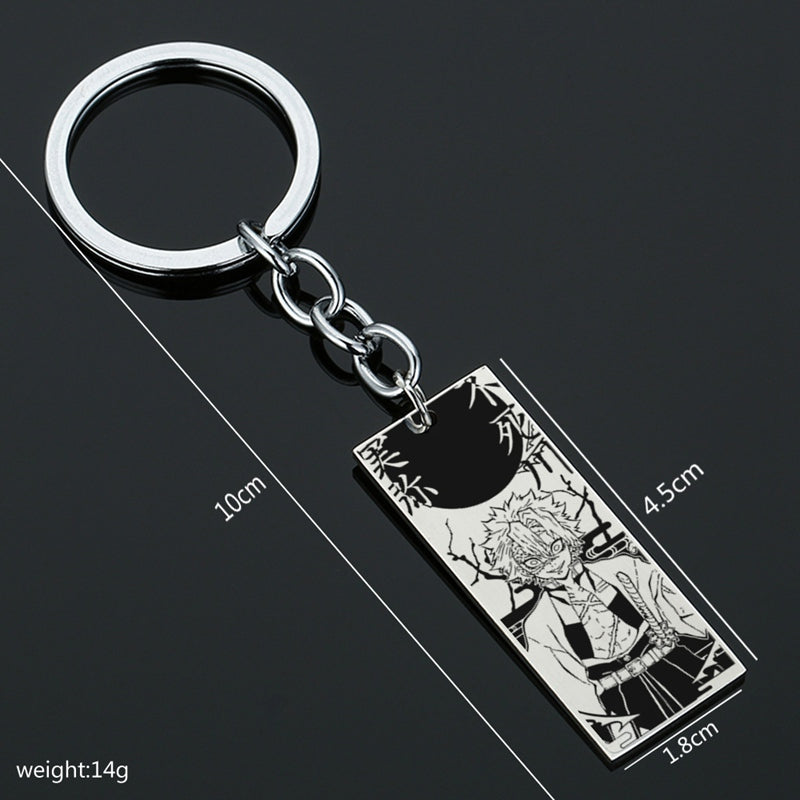 Demon Slayer Stainless Steel Keychain - KKscollecation