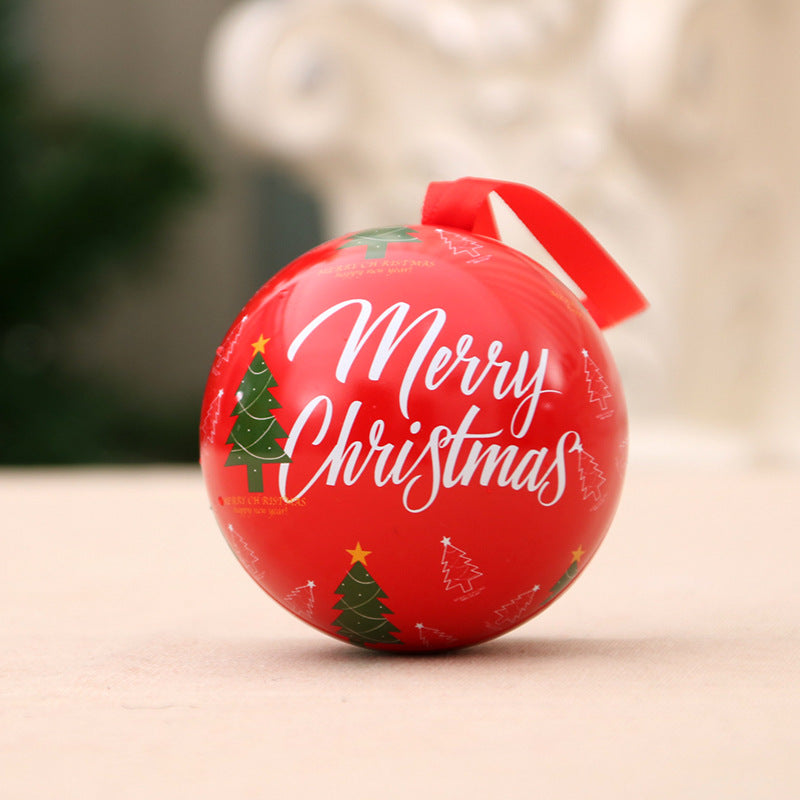 Christmas ball candy jar - KKscollecation