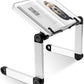 Book Stand, Book Holder Adjustable Height & Angle Ergonomic with Page Paper Clips for Reading Big Heavy Textbooks Music Books Tablet Cook Recipe Hands Free ,White,Amazon Banned - KKscollecation