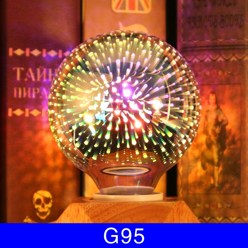 3D Fireworks Decorative Light Bulb Christmas Lights Christmas Home Decorations - KKscollecation