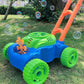 Plastic Hand Push Bubble Machine Electric Blowing Bubble Parent-child Outdoor Children's Tank Car Toy Summer - KKscollecation