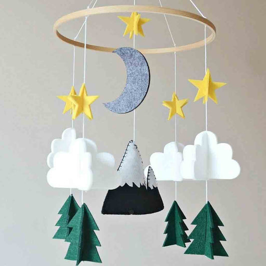 Felt Ornaments Felt Crib Pendant Wind Chimes - KKscollecation