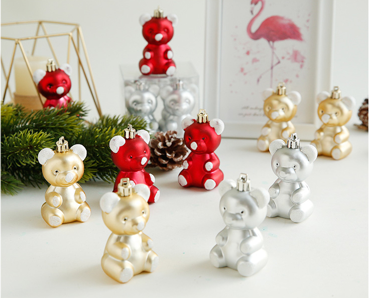 Christmas Ornaments Cute Gifts Reindeer Balls Stars Gingerbread Man Christmas Pendant Ornaments Charm - KKscollecation