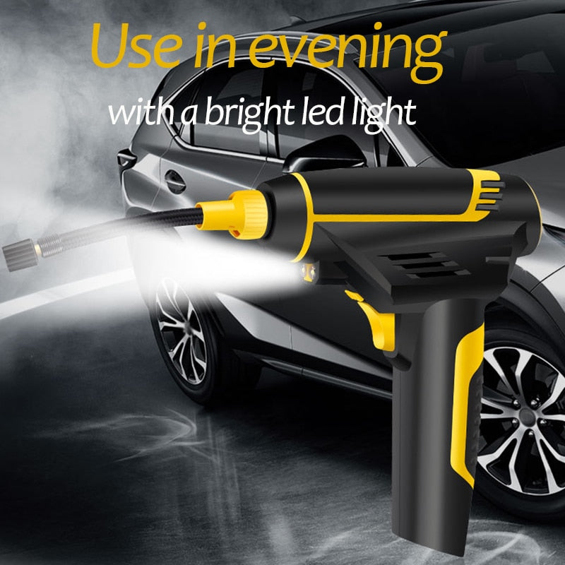 Automatic Portable Handheld Digital LED Smart Car Air Compressor Pump - KKscollecation