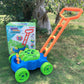 Plastic Hand Push Bubble Machine Electric Blowing Bubble Parent-child Outdoor Children's Tank Car Toy Summer - KKscollecation