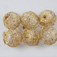 Gold dusted scaly Christmas ball - KKscollecation