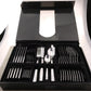 Stainless Steel Western Cutlery Set Golden Cutlery 24 Piece Set - KKscollecation