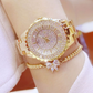 Hot new starry women's watch full brick automatic non-mechanical ladies watch student fashion watch waterproof - KKscollecation