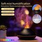 2022 New Volcanic Flame Aroma Diffuser Essential Oil Lamp 130ml USB Portable Air Humidifier With Color Night Light Mist Maker Fogger LED Light - KKscollecation