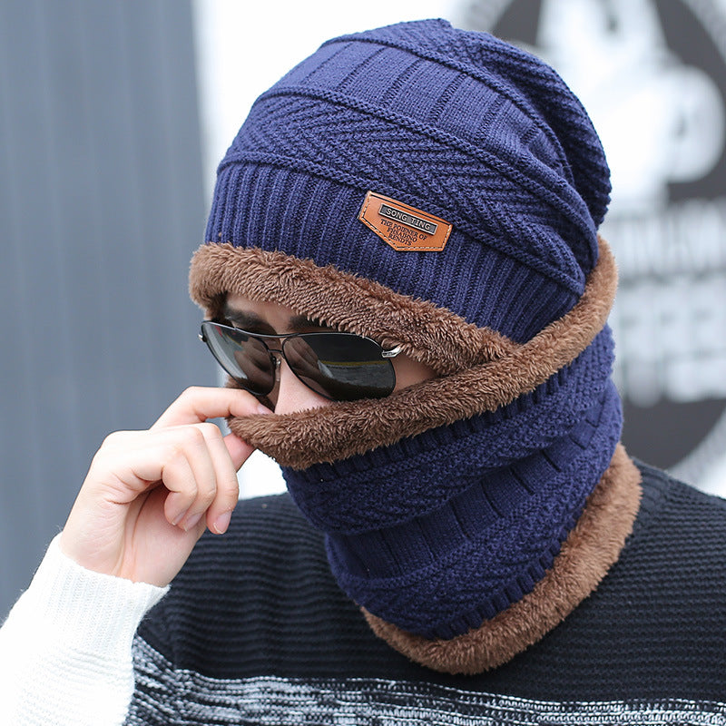 Men's Winter Warm Wool Hat Thickened Knitting - KKscollecation